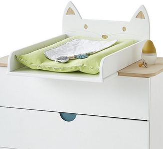 vertbaudet Wickelaufsatz Baby Wickelaufsatz für Kommoden FUCHS