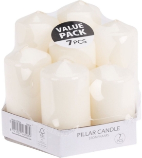 Koopmann Dekolicht Kerzenset - 7-tlg. - weiss