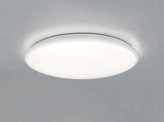 LED Deckenleuchte LIMBUS Weiß mit 3 Stufen Dimmer Neutralweiß, Ø 50cm