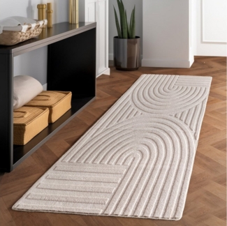 Carpettex Designteppich Unicolor - Einfarbig, Rechteckig, Höhe: 12 mm, Kurzflorteppich Skandinavische Design Anti-Rutsch Rückseite Waschbar