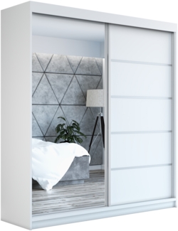 A&J MöbelLand Schwebetürenschrank GAP 160 cm mit Spiegel