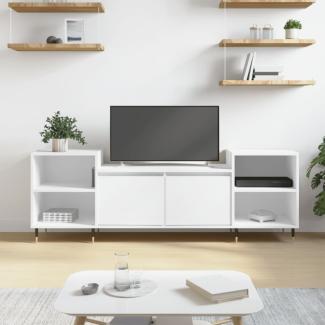 vidaXL TV-Schrank Weiß 160x35x55 cm Holzwerkstoff 831332