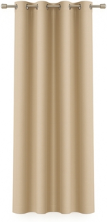 Bestlivings Blickdichte, Gardine mit Ösen, in vielen Größen und Farben 140x175 cm Beige