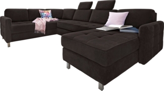 sit&more Wohnlandschaft Pablo U-Form, wahlweise mit Bettfunktion und Bettkasten