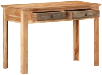 vidaXL Schreibtisch 110x50x75 cm Recyceltes Massivholz 320385