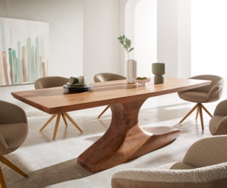 Esstisch Jalta 220x95 cm Akazie Natur massiv