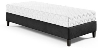 Best for Home Boxspringbett Hotelbett, Gästebett, Rahmenbett, Einzelbett, Bettgestell, Massivholz (Seniorenbett, Matratze, Jugendbett, Kinderbett, 70x200 80x200 90x200 100x200 cm), Komfortbett, Boxspringgestell, Verschiedene Liefermöglichkeiten