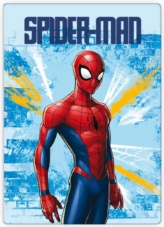 Kinderdecke Spider-Man Fleecedecke Superhelden Warm Kuscheldecke 100 x 140cm, MARVEL