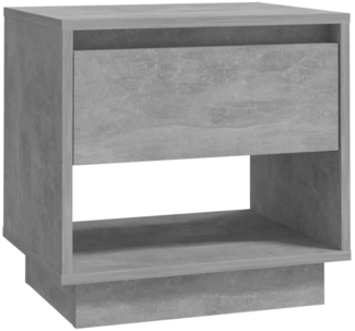 Nachttisch Nachtschrank Betongrau 45x34x44 cm Holzwerkstoff