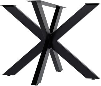 CLP Tischbeine Hardwick aus Stahl in Sternform Höhe 71 cm,schwarz 100x100x71 cm