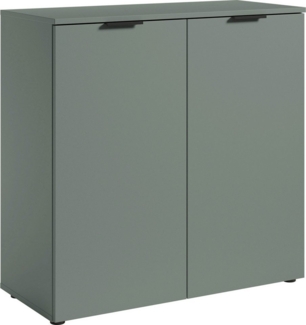 HBZ Sideboard Linz Kommode, BxHxT 90x90x40cm (1 St), Breite 90cm,Lip-Griff,Melaminbeschichtung