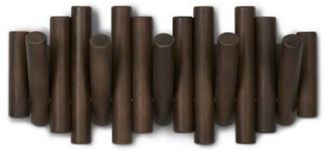 Umbra Picket mit 5 Garderobenhaken 1011471-746 walnussfarben Garderobenleiste