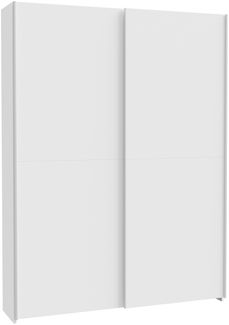 Schwebetürenschrank >HOME NOOK< 6 Einlegeböden, in Weiss - 150,1x210x39,1cm (BxHxT)