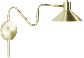 Wandlampe BALIEM verstellbar Metall Gold