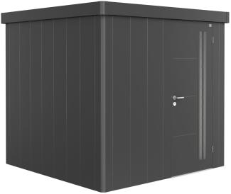 Biohort Gerätehaus Neo, 2B: 236 x 236 x 222 (b x t x h) cm, dunkelgrau-metallic