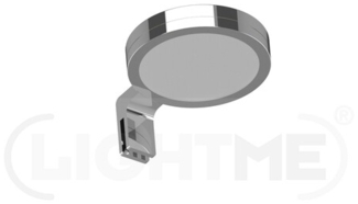 LIGHTME LED-Spiegelleuchte 827-840 GX53 chrom LM85632