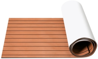 Clanmacy Bodenmatte Bodenbelag Matte Bodenbelag Teak EVA Schaum Deck Teppich 240x60 cm