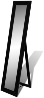 vidaXL Spiegel Schwarz Glas 240582