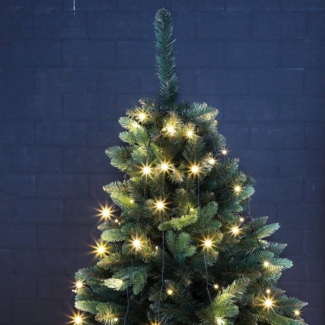 GartenHero LED-Lichterkette 160 LED Lichterkette Timer IP44 Weihnachtsbaum Weihnachtsbeleuchtung