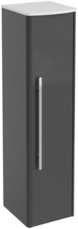 Lanzet CLASSICO Midischrank, Anthrazit/Weiß, rechts