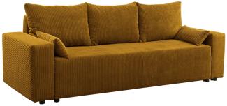 Sofa 'Lipito' Cord Gelb