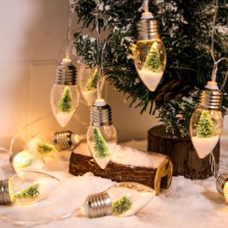 Weihnachten LED Lampe Licht Weihnachten innen Dekoration string Licht, Schneeflocke Weihnachten Baum Typ 2m10 Licht