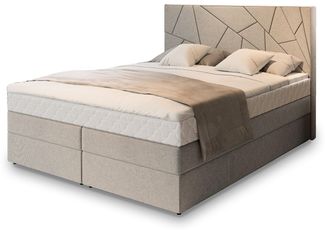 Masseno Boxbett TRANI 180x200 cm mit Bonell Matratze und Topper