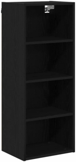 vidaXL Hängeschrank Riga Schwarz Eichen-Optik 40 x 29,5 x 100 cm 884467