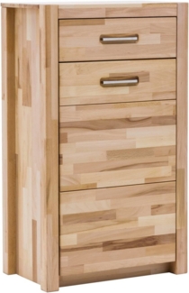 Kommode FENJA Schuhschrank in Kernbuche keilverzinkt massiv