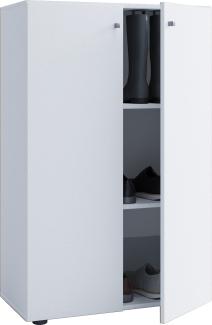 Universalschrank Büro Kommode Highboard Schrank Anrichte Mehrzweckschrank weiss