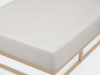 biberna Jersey-Elastic-Spannbetttuch 0077866, grau, 1x 120x200 cm - 130x220 cm