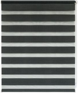 Doppelrollo mit Pendelsicherung 80x160 cm anthrazit