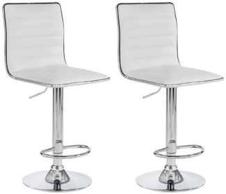 IDIMEX Barhocker ROCA, Barhocker Barstuhl Lounge Hocker Tresen Stuhl Kunstleder 2er Pack Farb