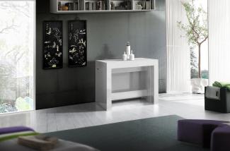 Esstisch >Pachino< in Weiß Hochglanz - 51x77x90cm (BxHxT)
