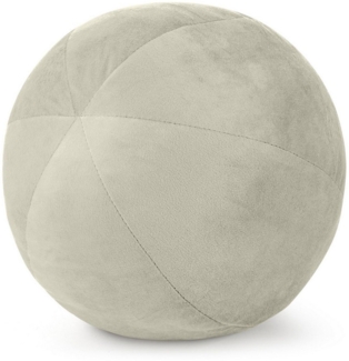 Eurofirany Dekokissen Kugelkissen Kugelformiges Kissen Ball Samt Velvet, besonders weich, dekorativ und designvoll 24 cm