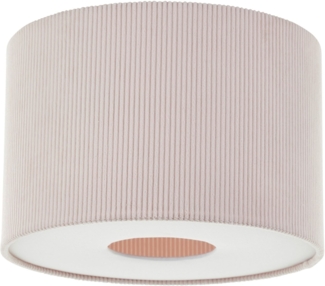 LeGer Home by Lena Gercke Deckenleuchte Kathleen, ohne Leuchtmittel, Cordstoff, Ø 35 cm, E27, beige