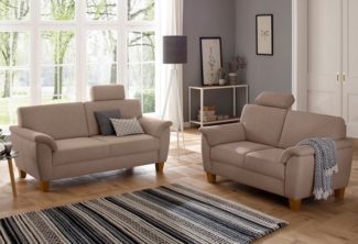 Home affaire Polstergarnitur Texel, als Set, mit Federkern und Kontrastnaht