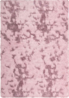 vidaXL Teppich Shaggy Hochflor NAVARRA Altrosa 240x340 cm Polyester 4102857