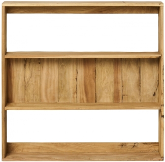 Ib Laursen - Wandregal Regal 3 Fächer teilweiser Rückwand Unika Holz 21788-00