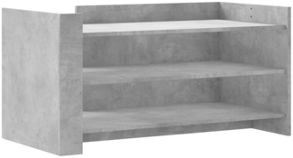 vidaXL Couchtisch Betongrau 100x50x50 cm Holzwerkstoff 848349