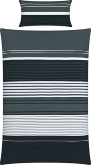 Erwin Müller Bettwäsche Bettwäsche, Mako-Satin, 2 teilig, Streifen