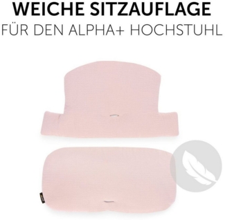 Hauck Hochstuhl Alpha Plus White, Mitwachsender Kinderhochstuhl mit Essbrett Click Tray & Sitzkissen