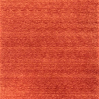 Morgenland Gabbeh Teppich - Softy - Uni - quadratisch - 150 x 150 - Dunkelcamel