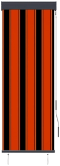 vidaXL Außenrollo 60 x 250 cm Orange und Braun 145948