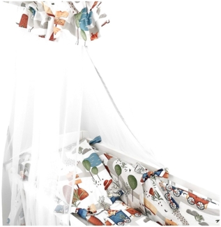 Wiegenset Babybettwäsche Animals 6-teiliges Set