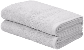 my home Duschtücher Regona, Duschtücher 70x140cm, flauschig und weich, 500 gr/m², Frottier (Set, 2-St), Premium Handtücher mit Bordüre, Set, 100% Baumwolle, 5 Jahre Garantie