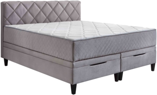 BX 2600 Eberndorf Boxspringbett StoffHolzwerkstoff