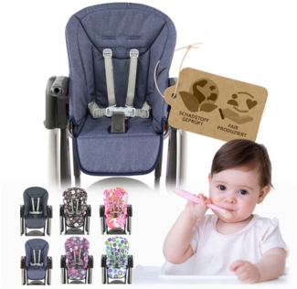 BambiniWelt by Rafael K. Hochstuhlauflage Ersatzbezug Sitzkissen kompatibel mit PEG PEREGO Tatamia + New Born