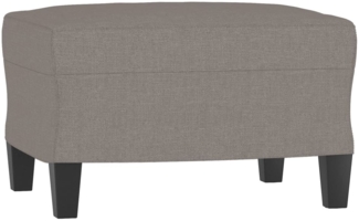 vidaXL Fußhocker Taupe 60 x 50 x 41 cm Stoff [349334]