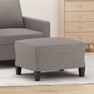 vidaXL Fußhocker Taupe 60x50x41 cm Stoff [349334]